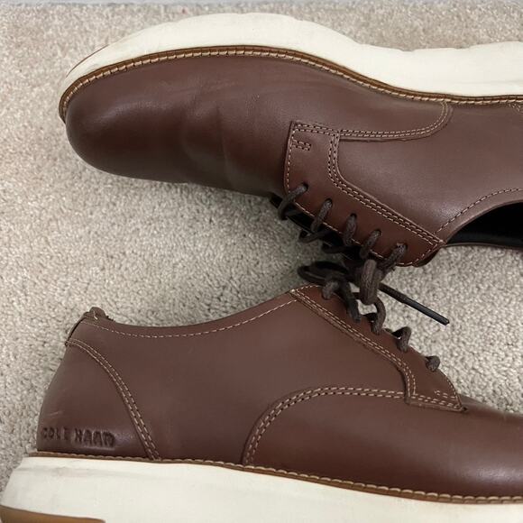 Cole Haan Grand Atlantic Oxford Shoes Brown Men Size 10.5 main image 4